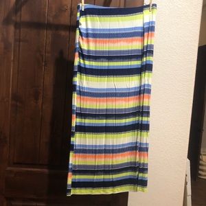 Jessica Simpson Striped Maxi Skirt